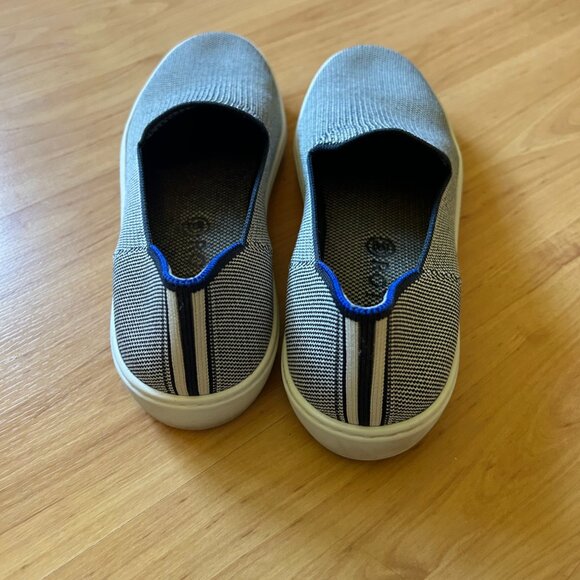 Rothy's Slip On Sneakers in Anchor (light blue/grey) - Picture 4 of 5